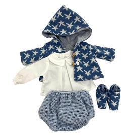 Tenue Bébé Reborn Étoile Bleue